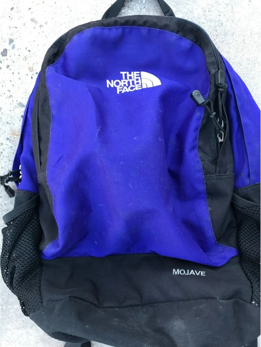 The North Face Mojave Backpack Purple and Black No Hole, Tears has Pilling Dirt